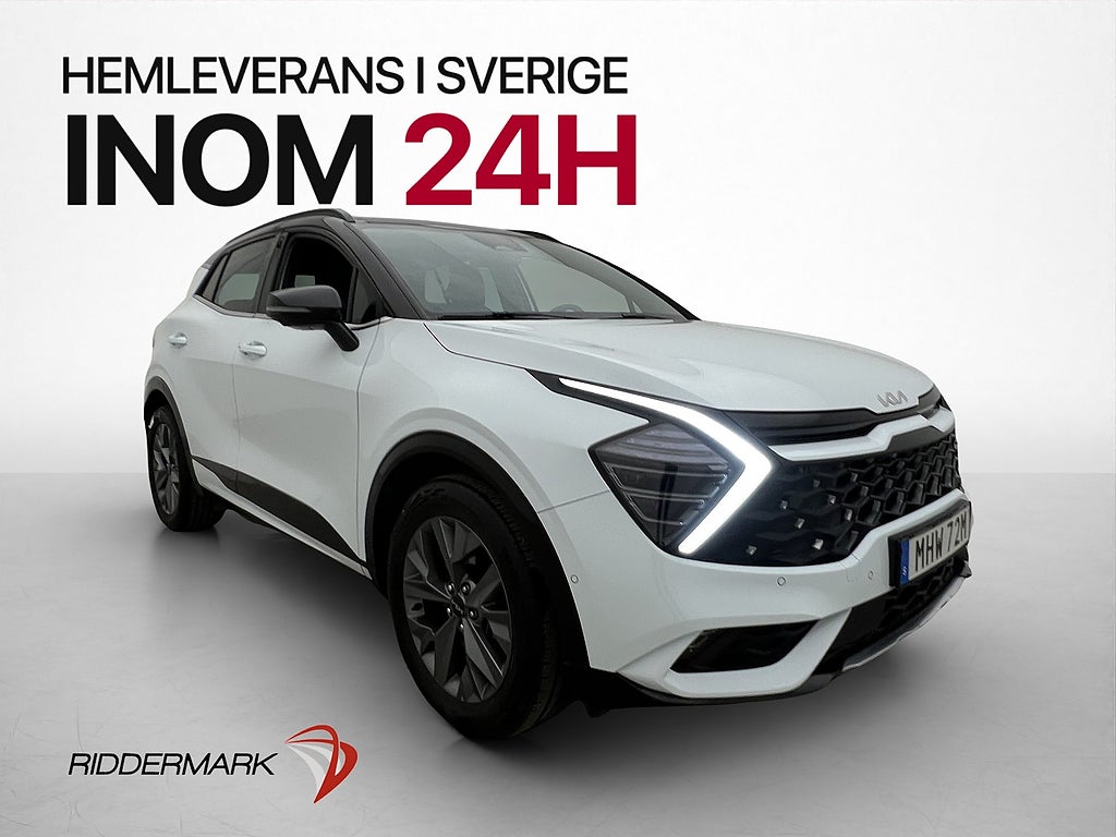 Kia Sportage Hybrid AWD 230hk GT-Line Pano H/K 360° Dragkrok