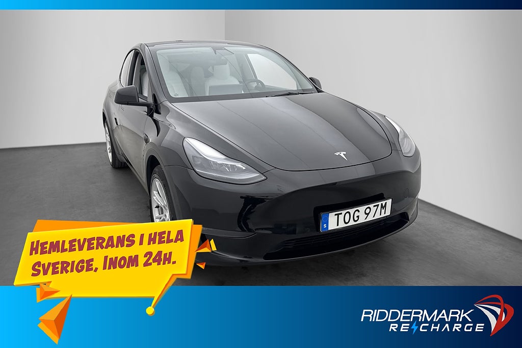 Tesla Model Y Long Range AWD B-Kamera Skinn Moms Autopilot