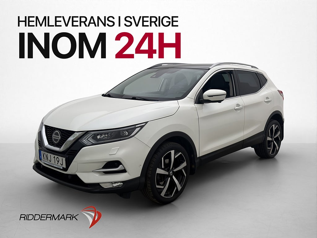 Nissan Qashqai 1.3 DIG-T 160hk Tekna Pano 360° Navi Drag