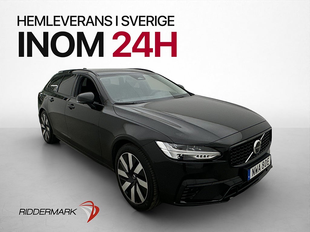 Volvo V90 T6 AWD Plus Dark H/K 360° Värmare Navi Skinn Drag