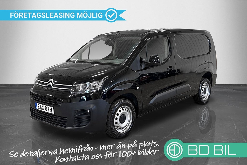 Citroën Berlingo L2 BUSINESS DIESELVÄRMARE BACKKAMERA LEASINGKALKYL