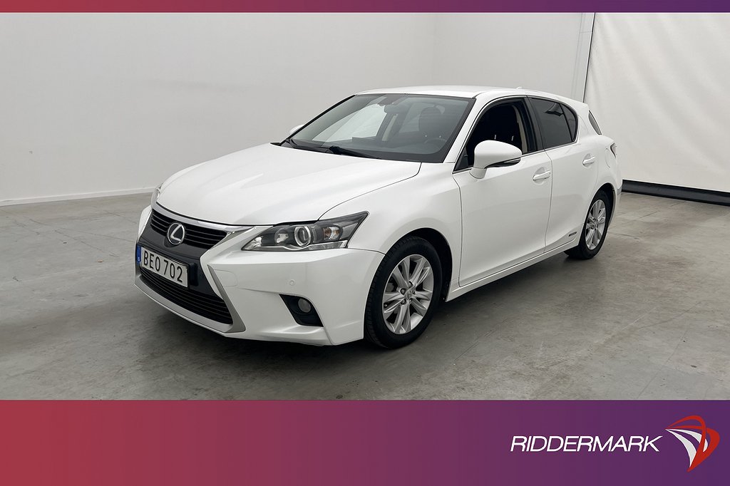 Lexus CT 200h Hybrid 136hk Sensorer Navi Låg-Skatt 0,38L/mil