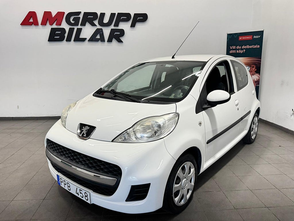 Peugeot 107 5-dörrar 1.0 Euro 5 Ny besiktigad!
