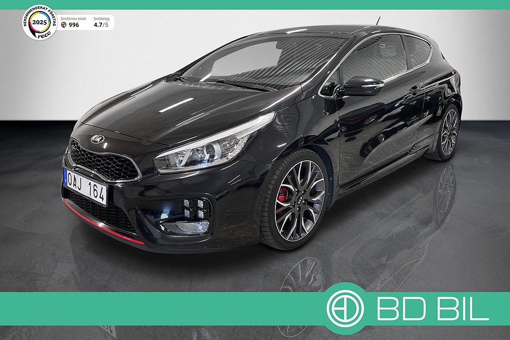 Kia Pro_Cee´d GT 1.6 GDI 204HK VÄLSERVAD FÅ BRUKARE SE SKICK