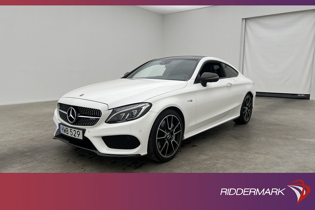 Mercedes-Benz AMG C 43 Coupé 4M 367hk Kolfiber Pano Burm 360