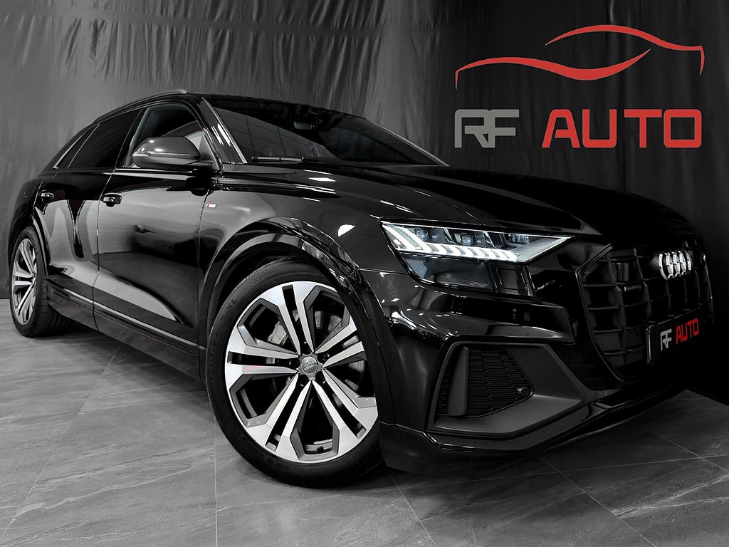 Audi Q8 50 TDI S Line Panorama Värmare Drag B&O Matrix 286hk