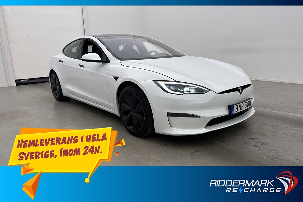 Tesla Model S AWD Luftfjädring Autopilot Svensksåld MOMS