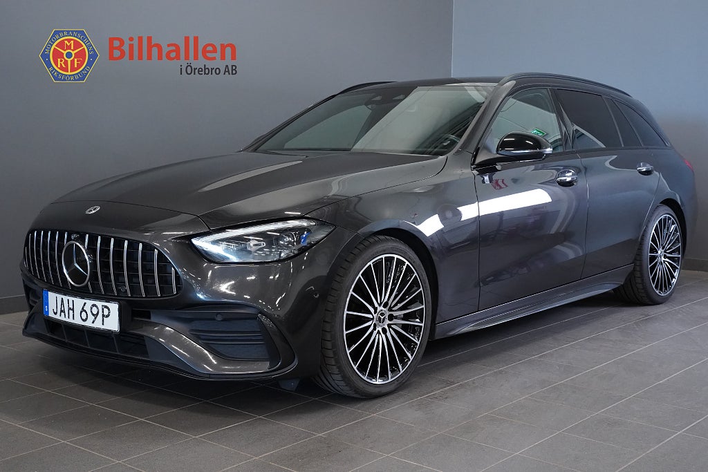 Mercedes-Benz C 300 T d AMG Burmester 360 HuD Navi Värmare Panorama