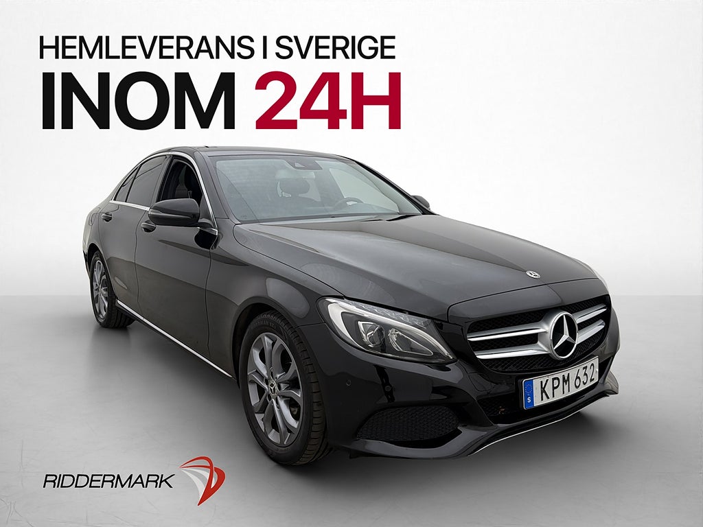 Mercedes-Benz C220 d 170hk Avantgarde Halvskinn P-sensorer