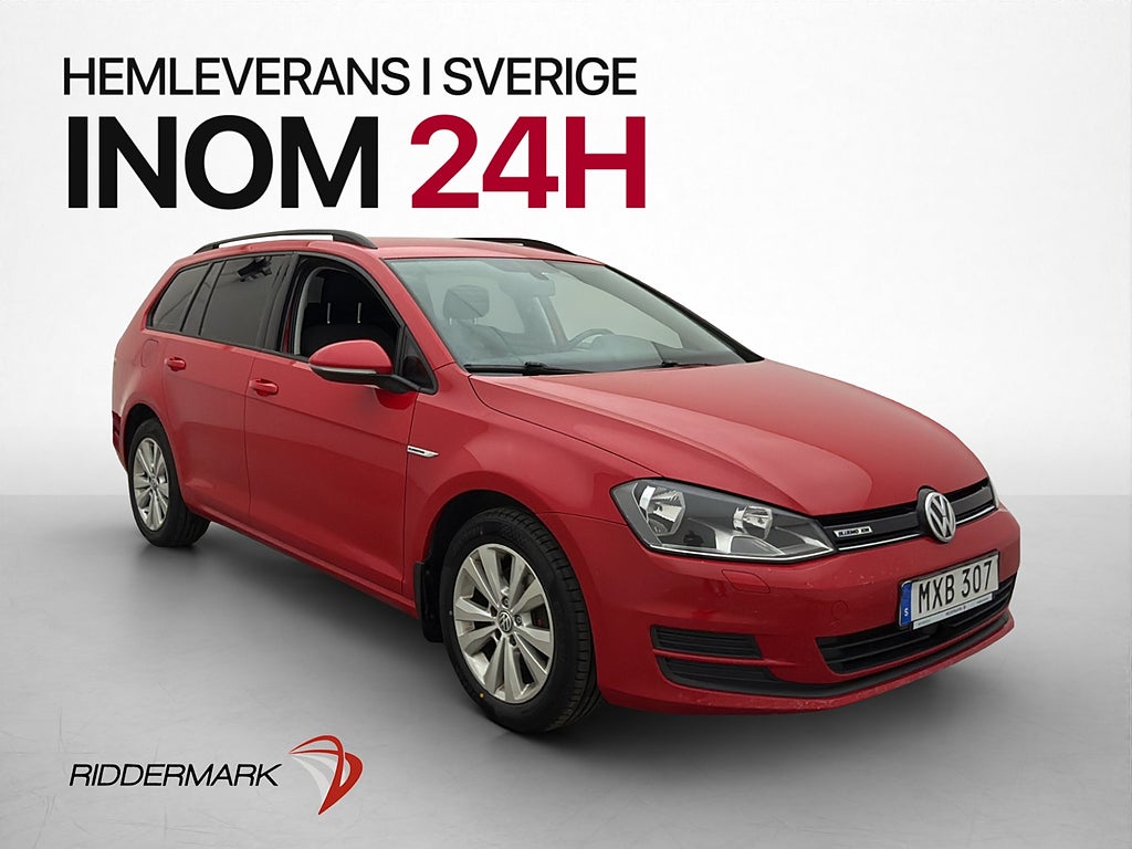 Volkswagen Golf SC 1.4 TGI 110hk CarPlay Sensorer Adapt-fart