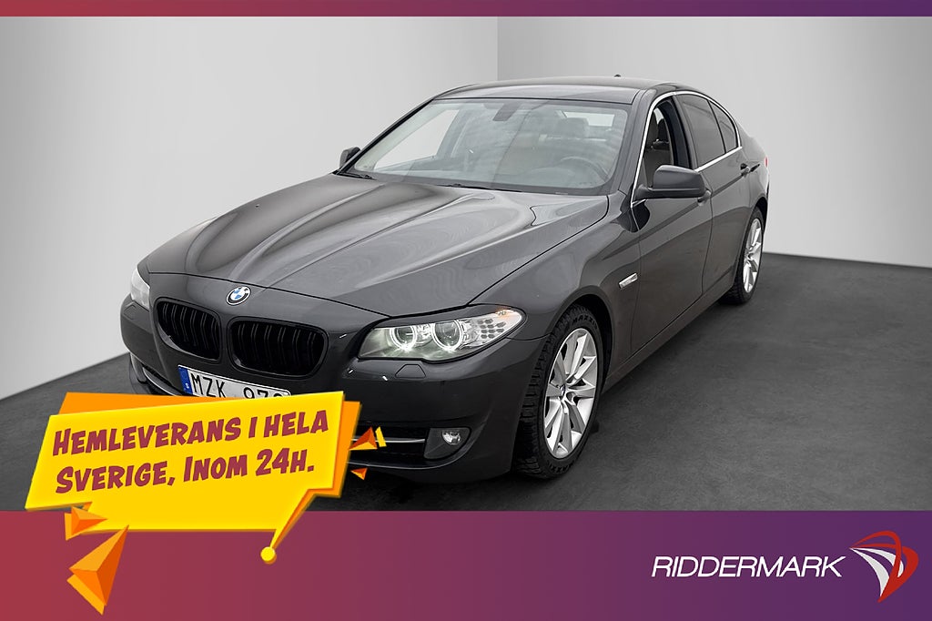 BMW 520 d Sedan Steptronic 184hk HiFi Skinn P-Sensorer
