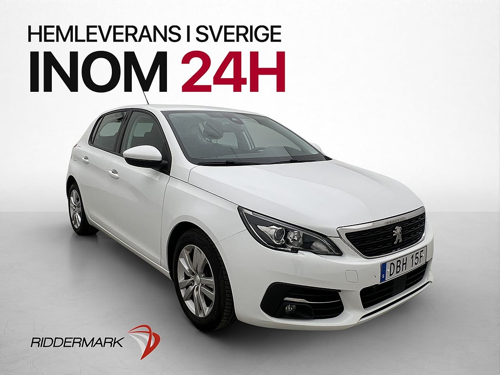 Peugeot 308 131hk Active M&K-Värmare Farthållare P-Sensorer