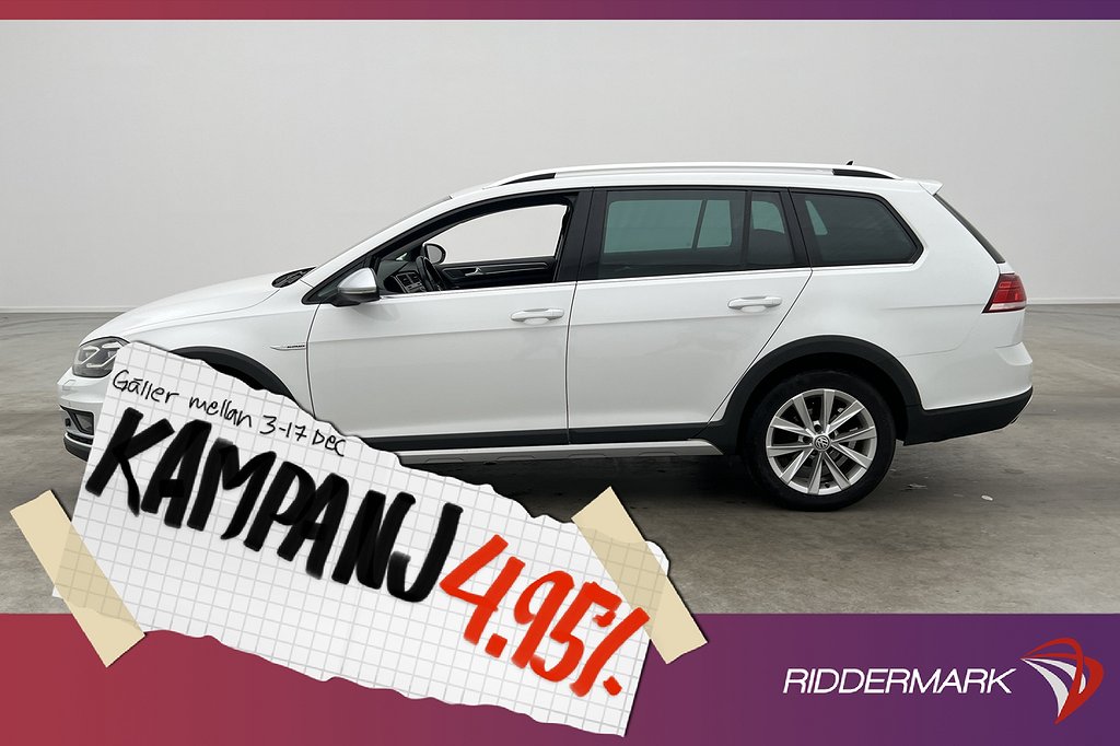 Volkswagen Golf Alltrack 2.0 TDI 4M D-Värm Cock 4,95% Ränta