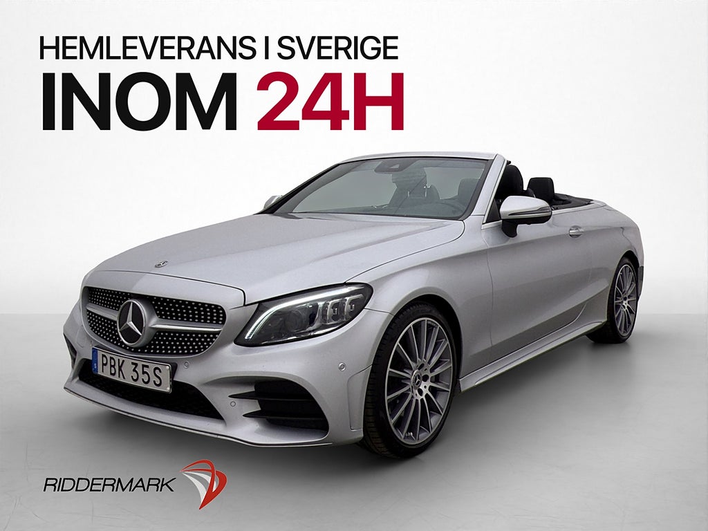 Mercedes-Benz C 300 Cabriolet 258hk AMG Line Burmester 360°