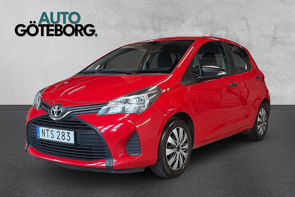 Toyota Yaris 5-dörrar 1.0 VVT-i Active, Life 2-Ägare 360kr Årskatt