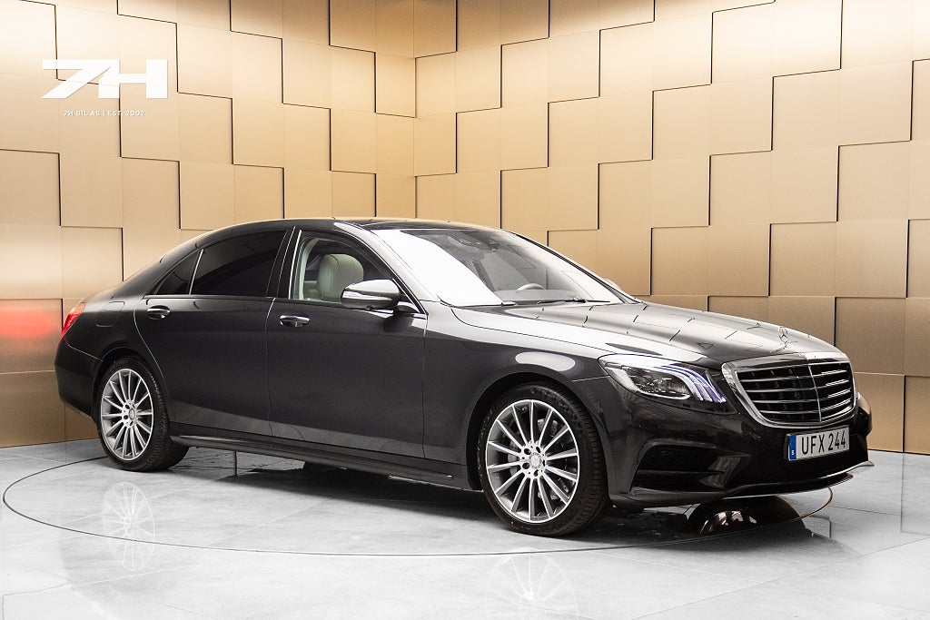 Mercedes-Benz S 350 d Lång 4M AMG / 360 / Burmester® / Sv.Såld