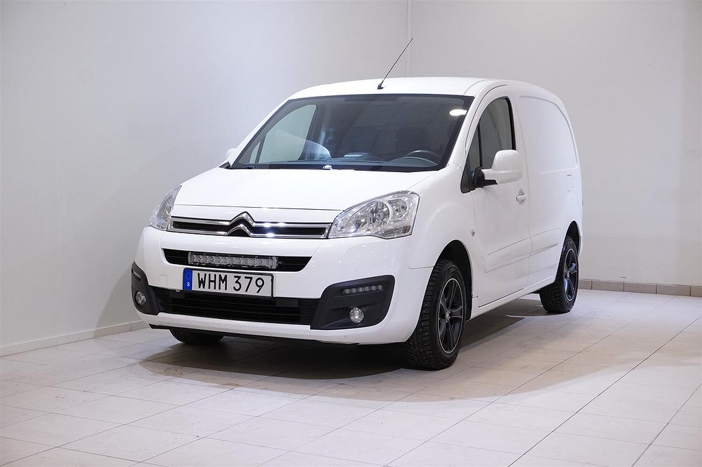 Citroën Berlingo 1.6 BlueHDi 99hk Skåp 3-Sits Dragkrok Backsensor Ledramp