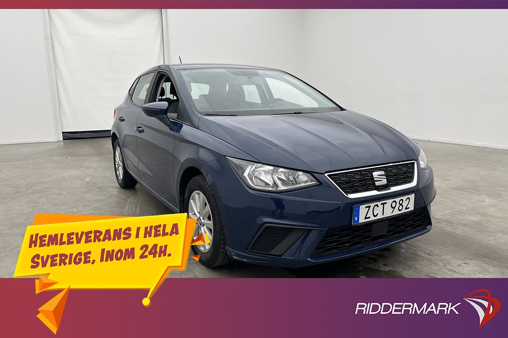 Seat Ibiza 1.0 MPI 75hk Style Sensorer Farthållare Bluetooth