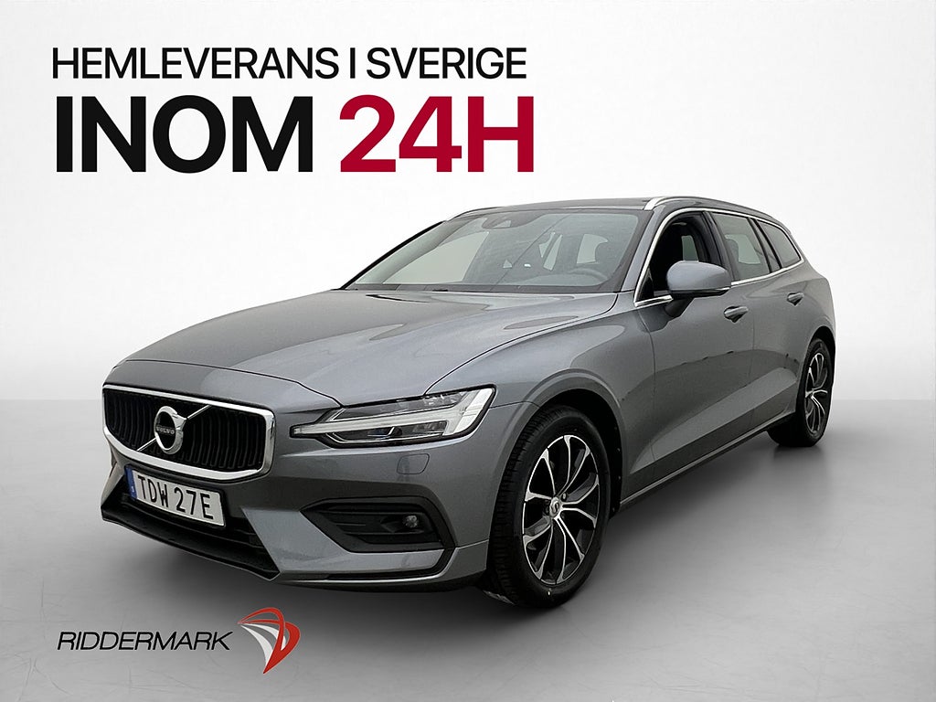 Volvo V60 B4 197hk Advanced Värmare Kamera Navi VOC Carplay