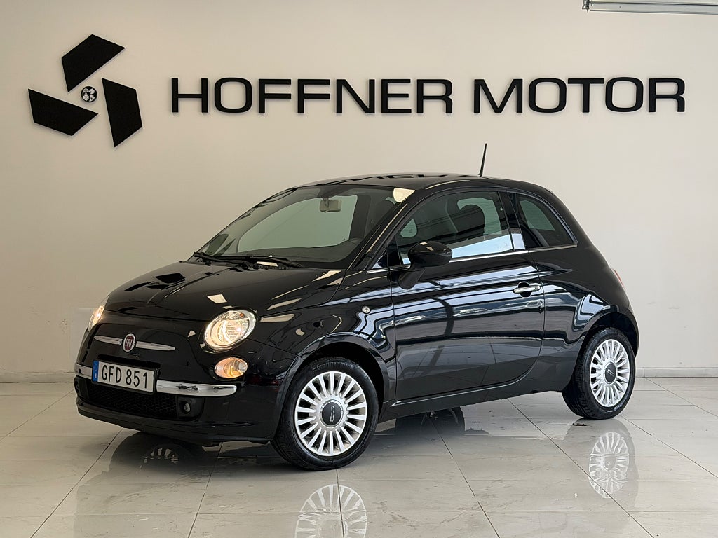 Fiat 500 1.2 8V Lounge AUX USB PANORAMA LågSkatt NYBESIKTIGAD 