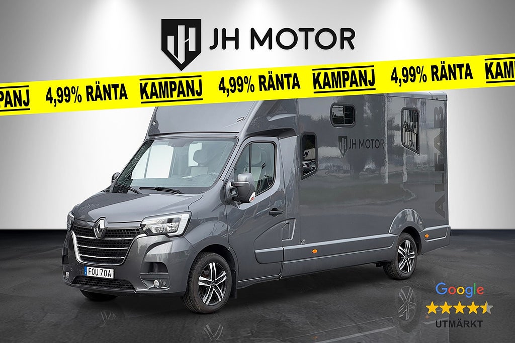 Renault master Alfab Hästlastbil 5-sits B-körkort MOMSAD / LEASBAR