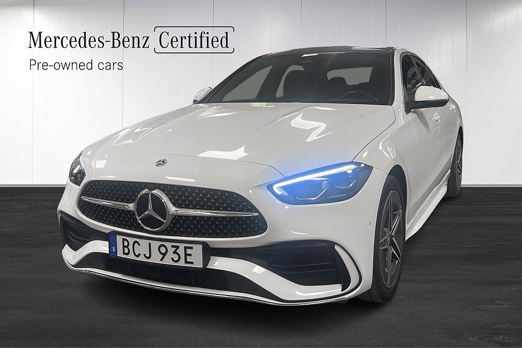 Mercedes-Benz C 300 d e AMG Panaroma / Värmare