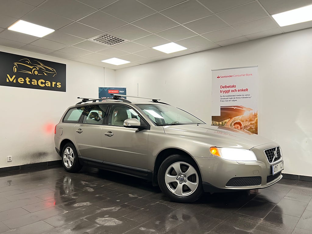 Volvo V70 2.4D Geartronic 163HK|Fullservad|Dragkrok|2-Brukare