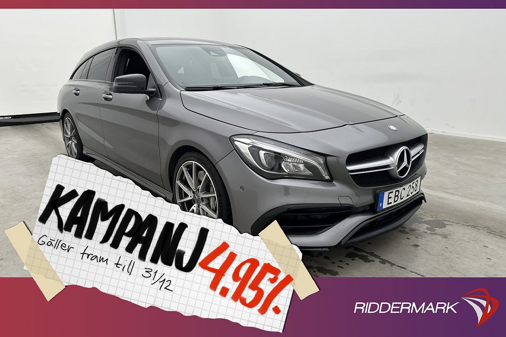 Mercedes-Benz CLA 45 AMG 4M SB 381hk Exclusive 4,95% Ränta