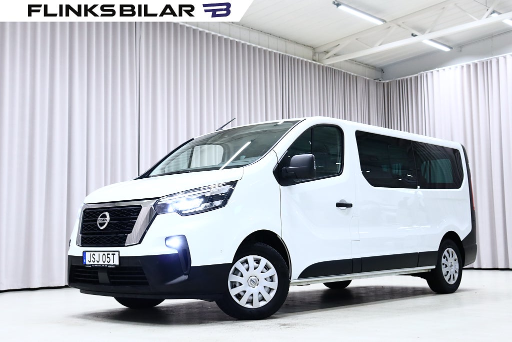 Nissan Primastar 150HK L2|Automat|9-Sits|LED|Drag|Leasebar