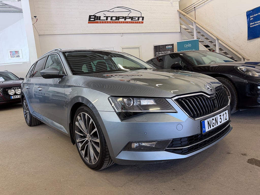 Skoda Superb Kombi 2.0 TDI 190hk 4x4 L&K Dieselvärmare / Drag 