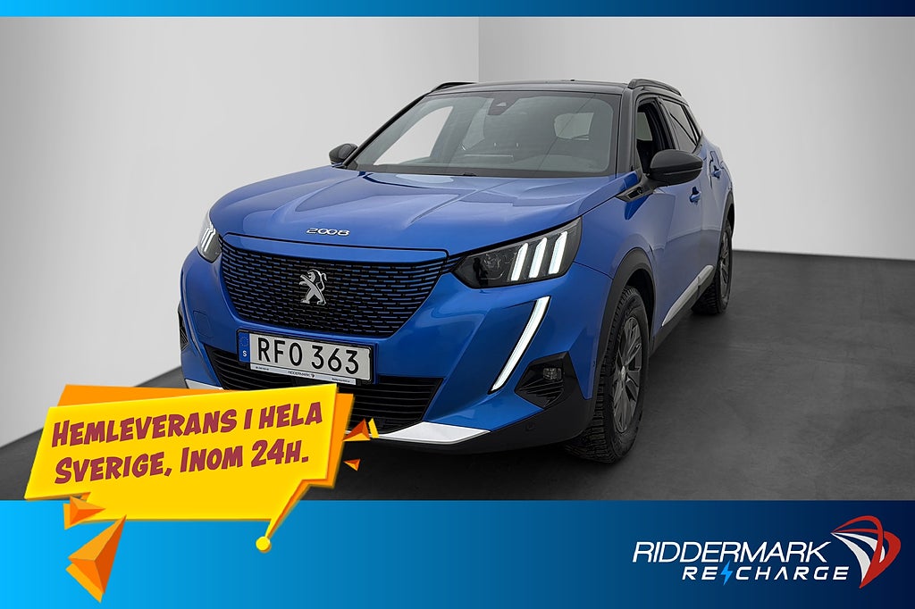 Peugeot E-2008 136hk GT Kamera Navi Halvskinn CarPlay