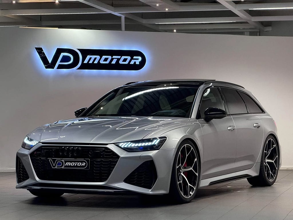 Audi RS6 Pano Laser 360 RS-Design B&O Alpin Sv-såld*SE UTR*600hk