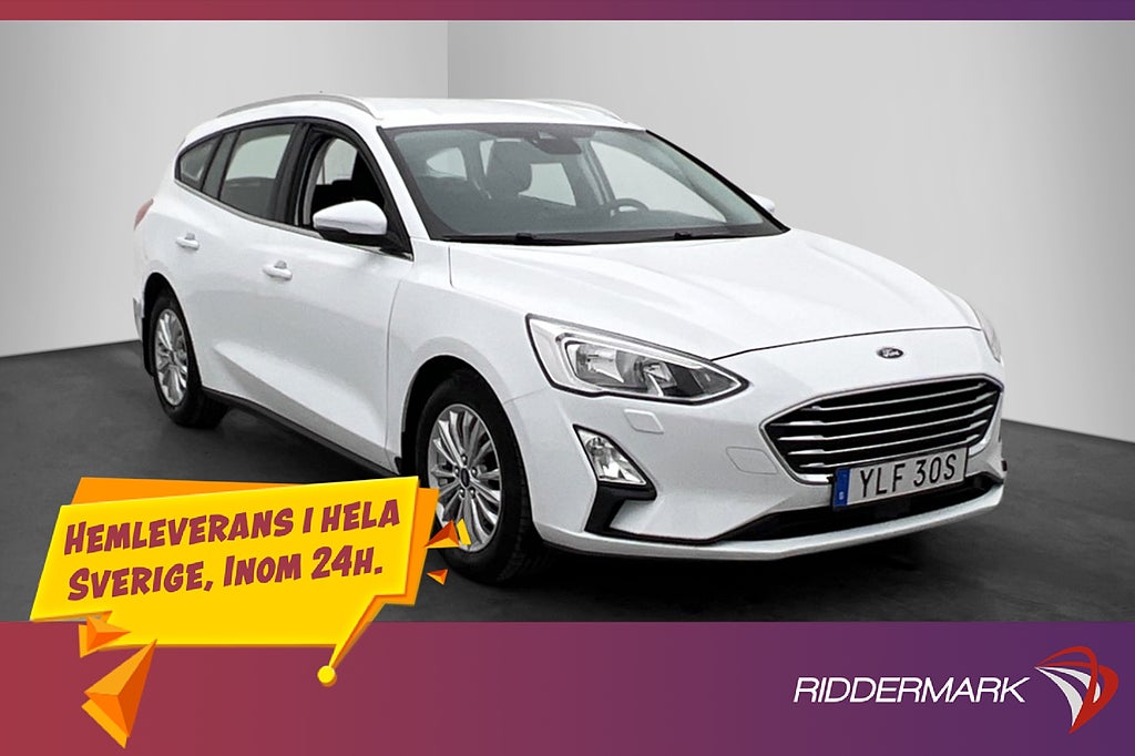 Ford Focus 1.5 Kombi 120hk Titanium Värmare CarPlay Keyless