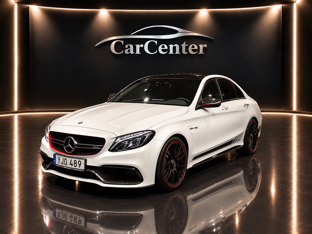 Mercedes-Benz C63 S | EDITION ONE | Skalstolar | Kolfiberpaket  | SE SPEC