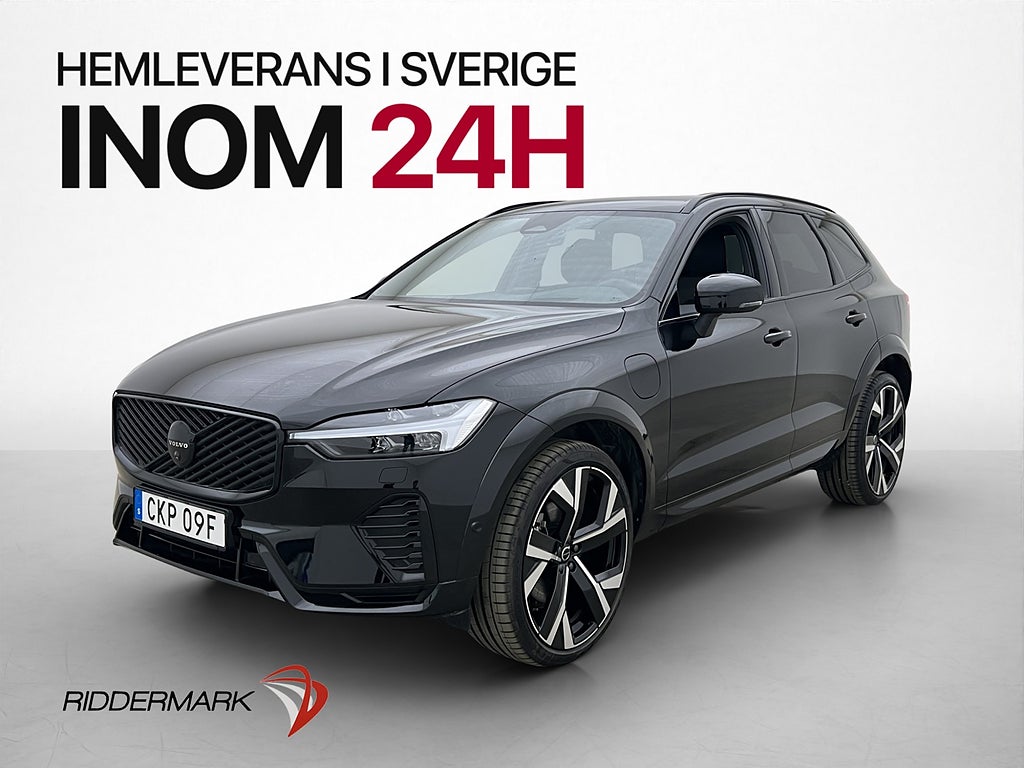 Volvo XC60 T6 350hk AWD Plus Black 360° HUD H/K 22" Drag