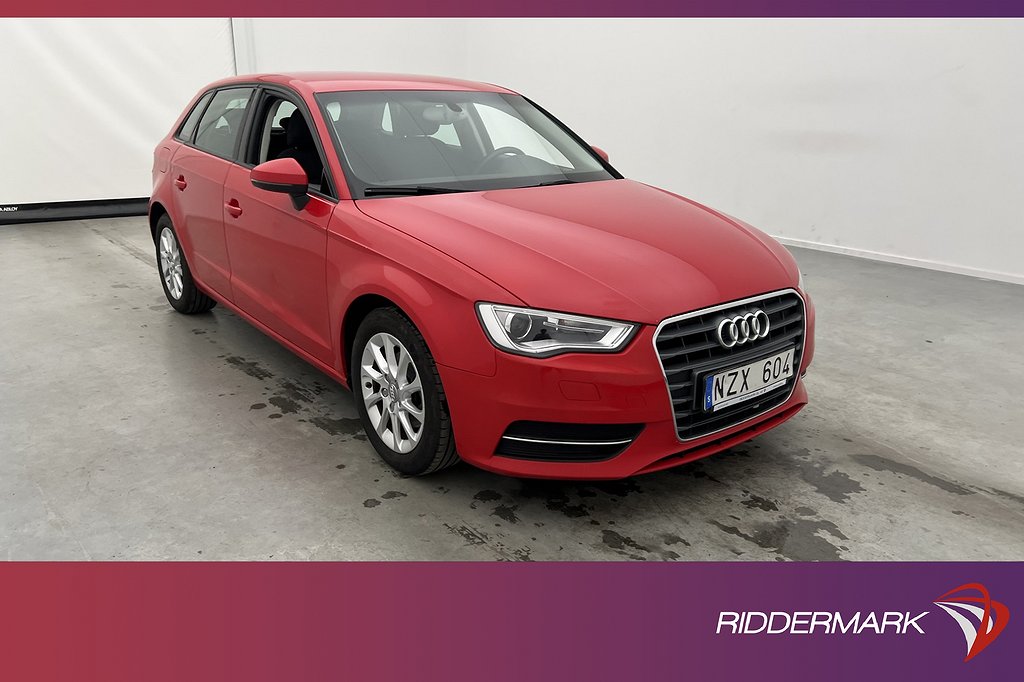 Audi A3 1.4 TFSI 122hk Attraction Lågskatt 0.52l/Mil