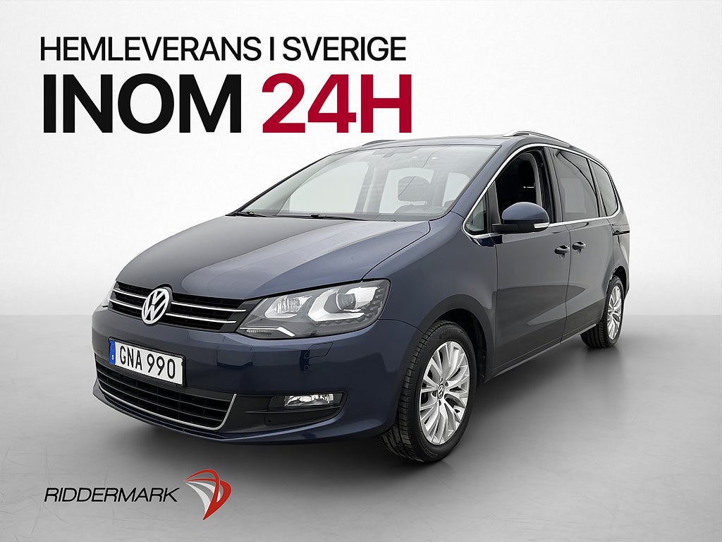 Volkswagen Sharan TDI 140hk 7-Sits Dynaudio Drag Pano Kamera