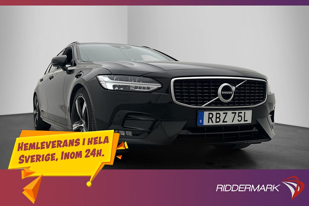 Volvo V90 T5 250hk R-Design Värmare VOC Carplay Kamera BLIS