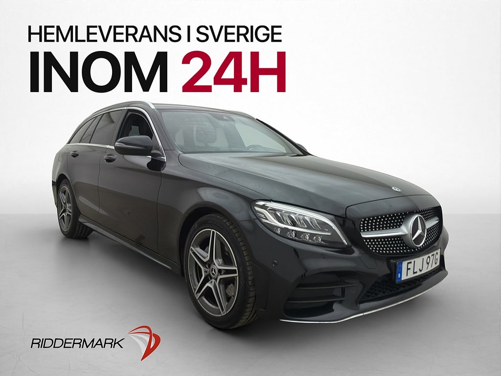 Mercedes-Benz C220 T d 194hk 4M AMG Line Värmare Kamera Drag