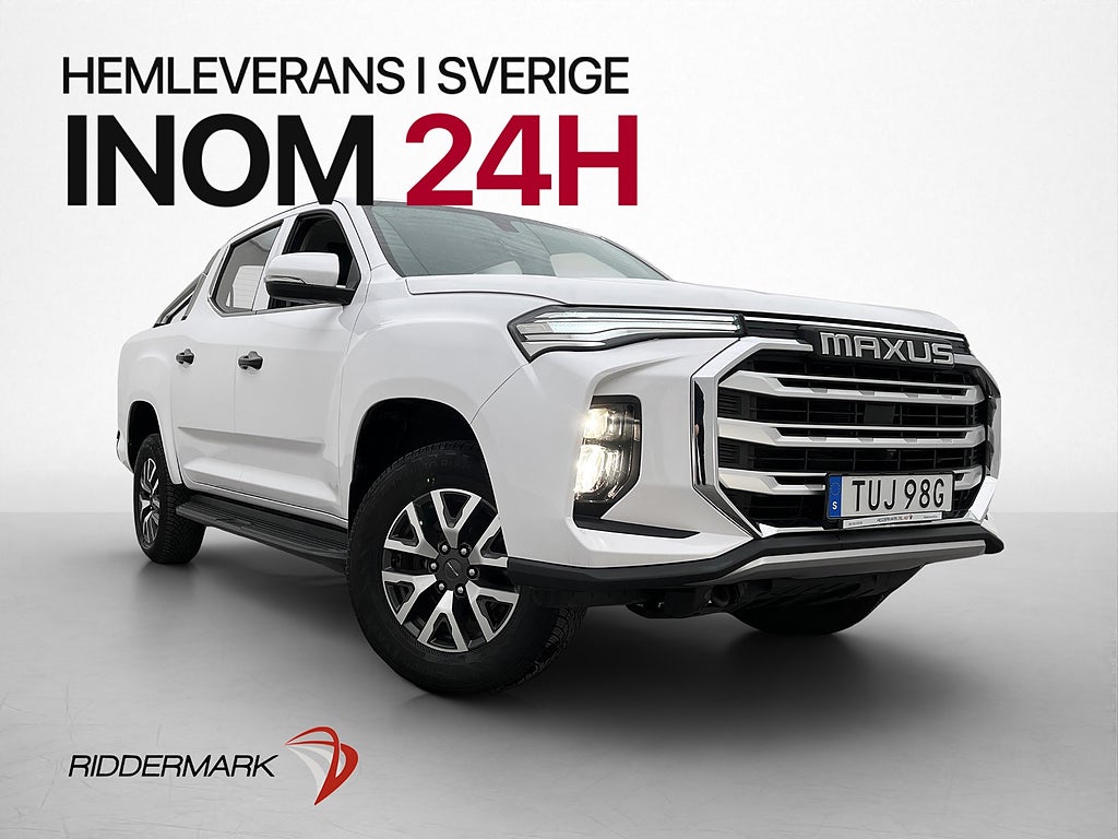 Maxus T90 EV 88.5 kWh 180hk Skinn B-Kamera CARPLAY Moms