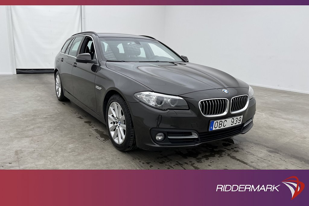 BMW 520 d 184hk xDrive Skinn P-Sensorer Bluetooth 0.49l/mil