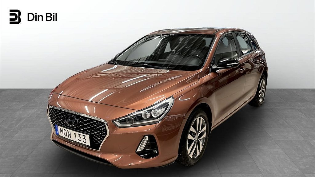 Hyundai i30 1.4 T-GDI Rattvärme Nyservad V-Hjul 140 hk