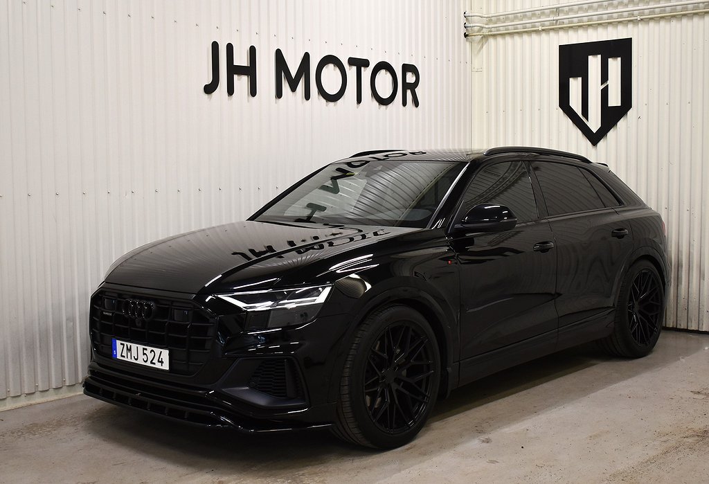 Audi Q8 50 TDI Quattro S Line 286hk DVÄRM/Pano/B&O/MAXTON/22”