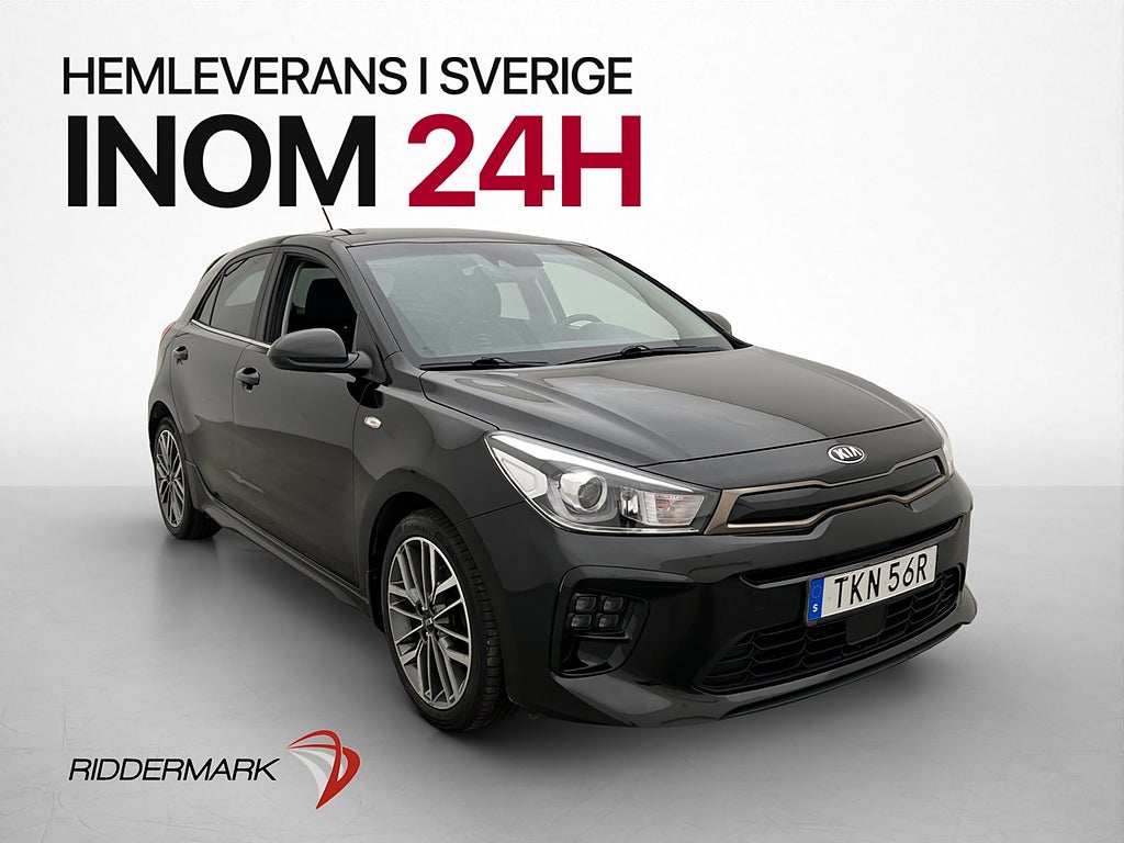 Kia Rio 1.0 T-GDi 120hk Halvskinn Kamera CarPlay P-Sensorer