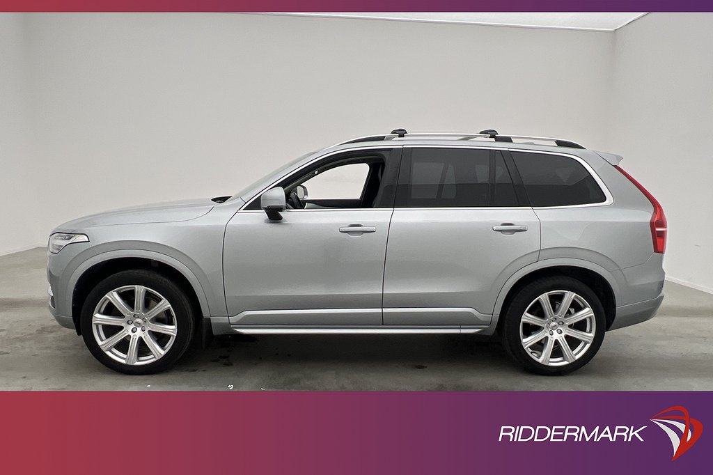 Volvo XC90 D5 235hk AWD D-Värm 7-Sits Skinn Kamera Drag VOC