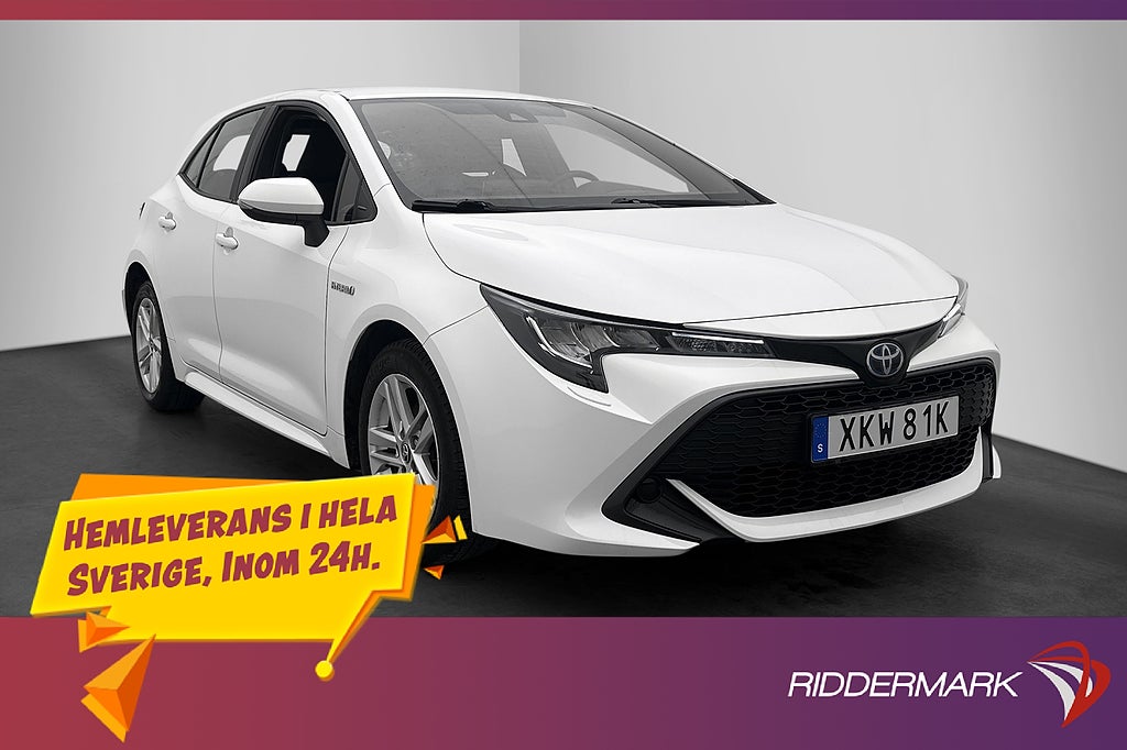 Toyota Corolla Hybrid 122hk Active Kamera Rattvärme Adp-Fart