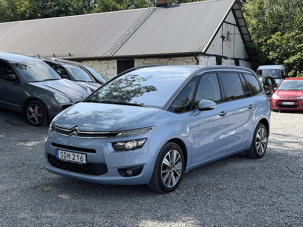 Citroën Grand C4 Picasso 1.6 BlueHDi EAT, 1 ägare, ny kamrem, 7 sits, 120hk