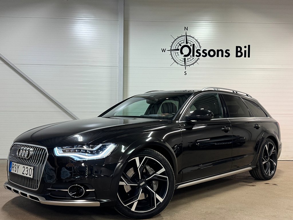 Audi A6 Allroad 3.0 BiTDI Drag Värm 313hk HuD*SE SPEC*