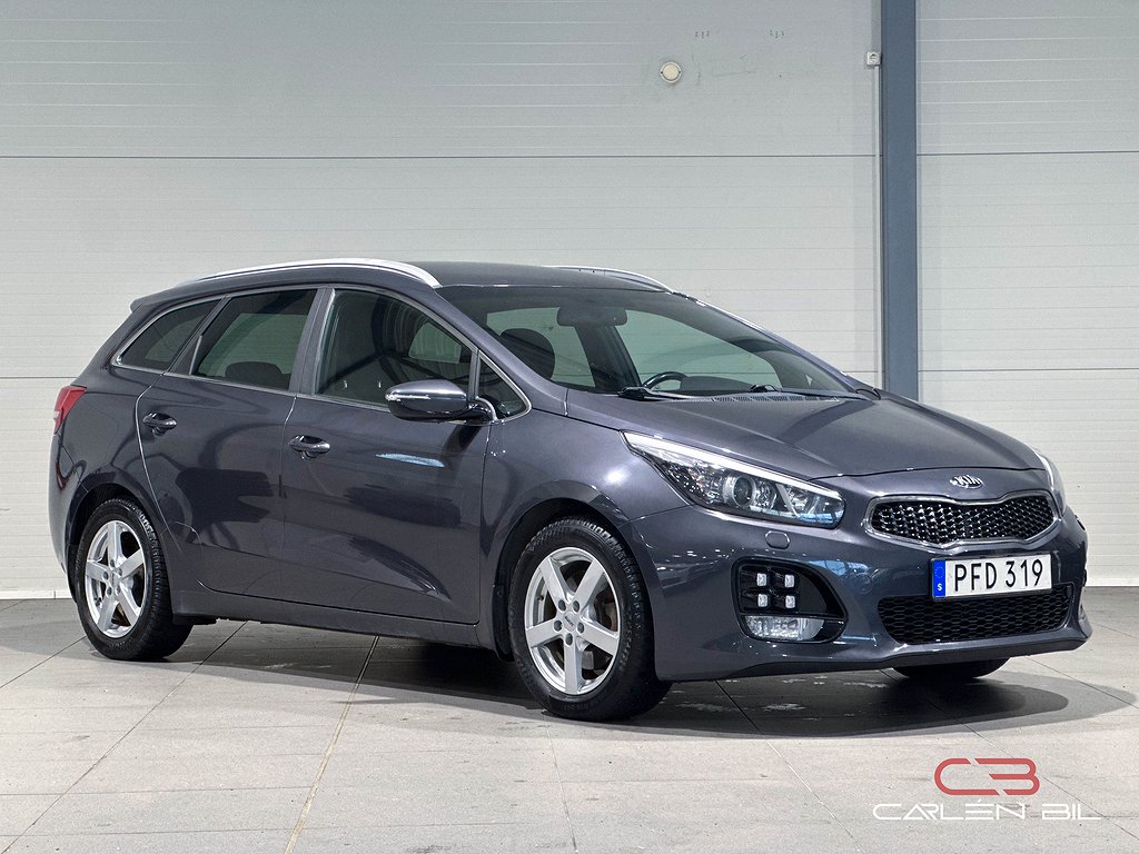 Kia CEED 1.6 CRDi GT-Line GPS Backkamera Rattvärme Två Ägare