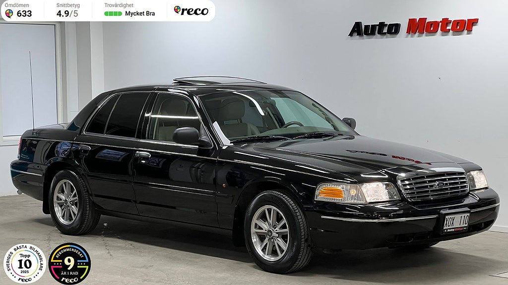 Ford Crown Victoria 4.6 V8 242hk Luftfjädring/Taklucka/Samlarskick